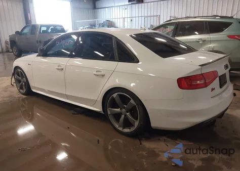 2014 Audi S4 3.0T Premium Plus z USA, uszkodzony, nr VIN WAUBGAFL2EA126290